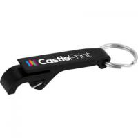Bottle Opener Keyring Black