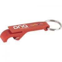 Bottle Opener Keyring Red