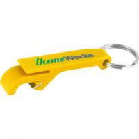 Bottle Opener Keyring Yellow