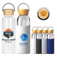 Vitality Glass Water Bottle - 550ml