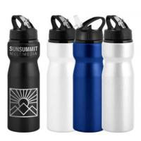 Nova Aluminium Water Bottle with Flip Sipper Lid - 750ml