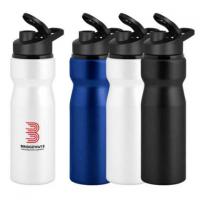 Nova Aluminium Water Bottle with Snap Cap Lid - 750ml