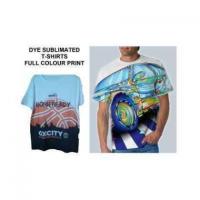 DYE SUBLIMATED WHITE TEE SHIRT.