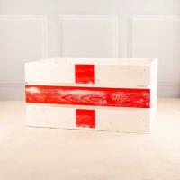 Rustic Wooden Flag Crate