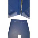 Leather Grain PVC Silver Foil Blocked