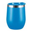 Mood Double Walled Coffee Cup Tumbler - 330ml Light Blue Cyan