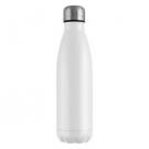 Mood Powder Coated Vacuum Bottle - 500ml White Silver Lid