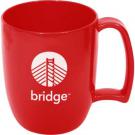 U.K. Manufactured Prime Plastic Mug - 330ml Red