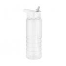 Tritan Pure Sports Water Bottle - 750ml Transparent/White