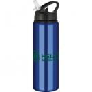 Tide Aluminium Water Bottle with Flip Sipper Lid - 750ml Blue