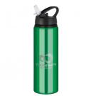 Tide Aluminium Water Bottle with Flip Sipper Lid - 750ml Green