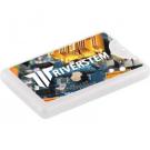 Credit Card Hand Sanitiser Spray - 20ml Frosted Clear White