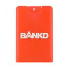 Credit Card Hand Sanitiser Spray - 20ml Red