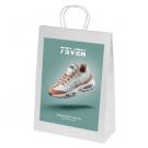 Bags - Ashdown Medium Paper Gift Bag with Twisted Handles - White - 200GSM