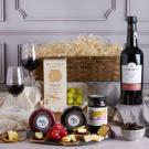 luxury port & cheese hamper
