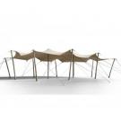 6.5m x 10m Medium Triflexx Stretch Tent Canvas with Clamps (560 g/m²)