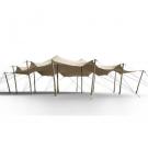 10m x 10.5m Large Triflexx Stretch Tent Canvas with Clamps (560 g/m²)