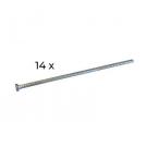 Peg Set (14) all 80cm for Medium Bonga Stretch Tents