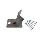 Side Pole Footplate for Commercial Aluminium & Wooden Eucalyptus Pole Sets