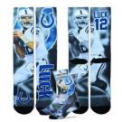DYE SUBLIMATED WHITE SOCKS.