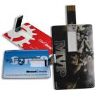 FLIP CARD USB MEMORY STICK IN WHITE.