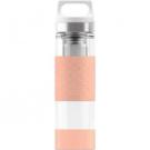 Thermo Flask Hot & Cold Glass Shy Pink 0.4l