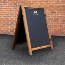 Premium Wooden A-Board Chalkboard