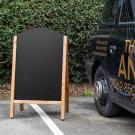 Reversible A-Frame Chalk Board