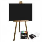 Large Artist Wooden Easel Package