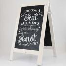 Wedding Pavement Signage