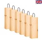 One Bottle Pine Sliding Lid Box (6 Pack)