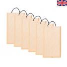 Two Bottle Pine Sliding Lid Box (6 Pack)