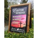 Durable Chunky A-Frame Sign Stand with Snap Frame