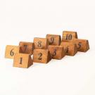 Wooden Triangle Table Numbers