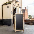 Hardwood Framed Pavement Signage Stand