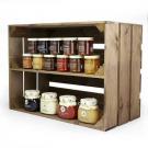 Rustic Wooden Crates with Shelf (Landscape)