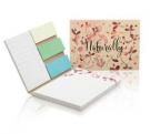 Sticky notes set in softcover KRAFT