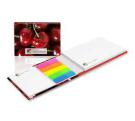 Sticky notes set in hardcover