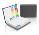 Sticky notes set in PU hardcover