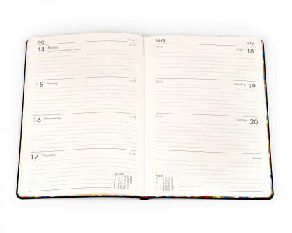 Collins Edge Rainbow - Weekly Lifestyle Planner - A5 Week-to-View Diary