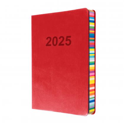Collins Edge Rainbow - Daily Lifestyle Planner - Day-to-Page Diary with Appointments