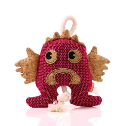 Dog toy monster-pink-one size