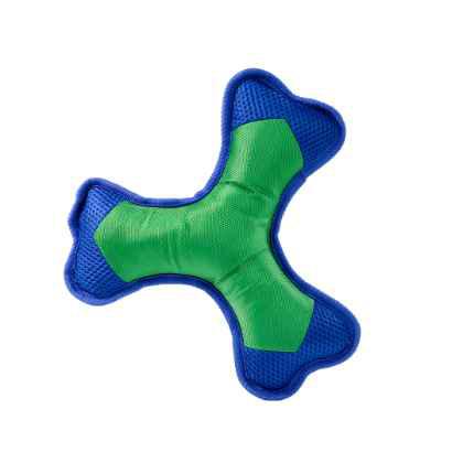 Dog toy Flying Triple-green/blue-M