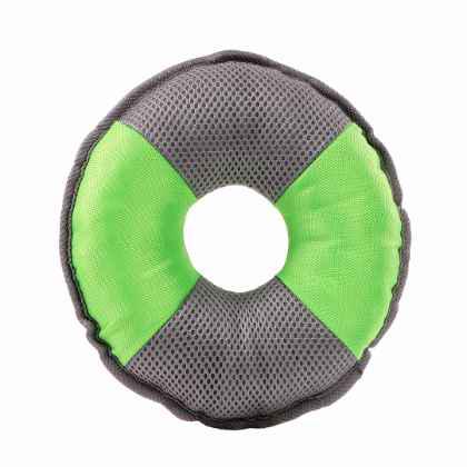 Dog toy Flying Disc-green/gray-M