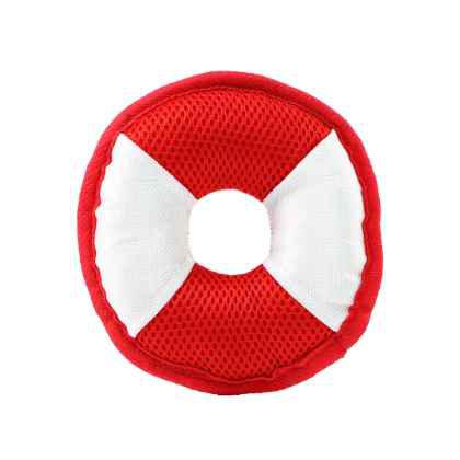 Dog toy Flying Disc-white/red-S