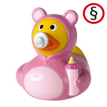 squeaking duck baby girl