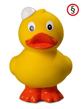 squeaky duck construction, upright