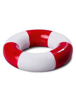 PVC swimming ring, striped