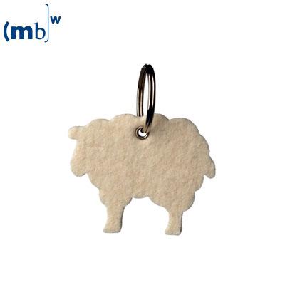 woolen felt key ring pendant