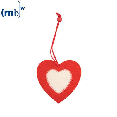 felt hanger heart